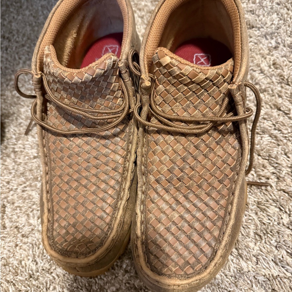 Twisted X Kids Tan Woven Boots